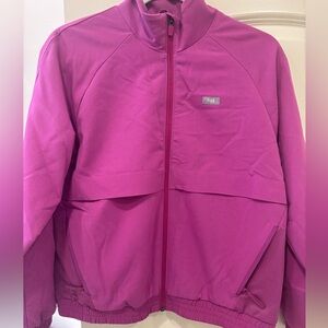 Figs Pink Track Jacket
